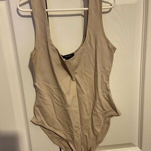 Forever 21 Beige Bodysuit
